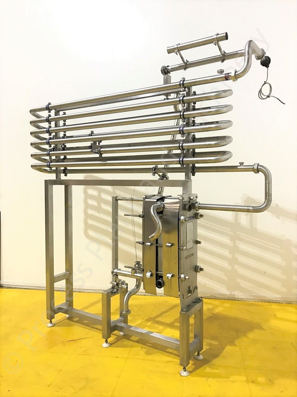 Used Alfa Laval MS6SR Plate Heat Exchanger with Holding TubesPPM Ltd